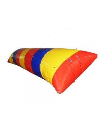 Almohada trampolín inflable 4 x 1 x 0,50 m
