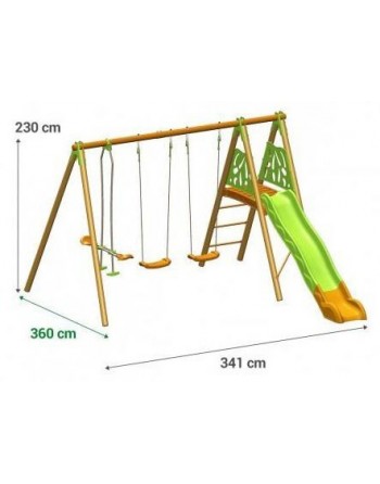 Columpio Outdoor Toys Techwood Akeo 2