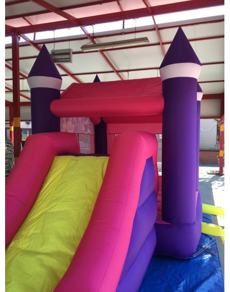 Alquiler castillo hinchable Princesas Pink 5,30 x 2,65 x 3