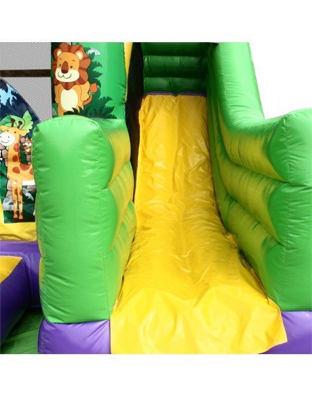 Castillo hinchable La Jungla 5,20 x 4,70 x 3,05