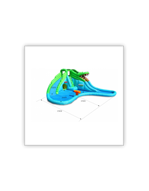 Gran tobogán acuático cocodrilo...