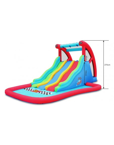 Tobogan acuatico Happy Hop Racing 6x3,50x2,70