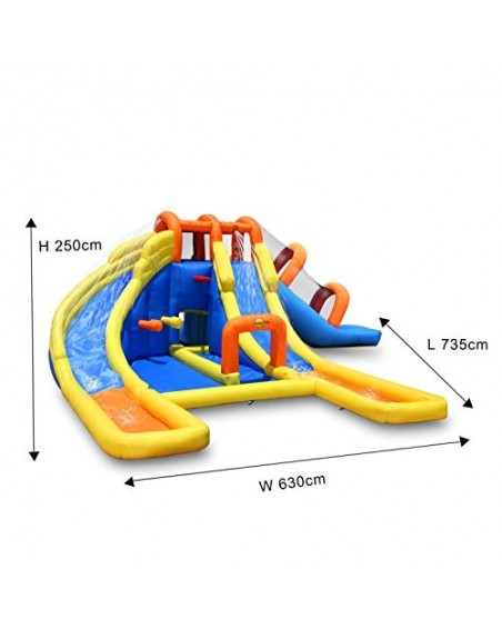 Parque acuatico Happy Hop 7,35x6,30x2,50