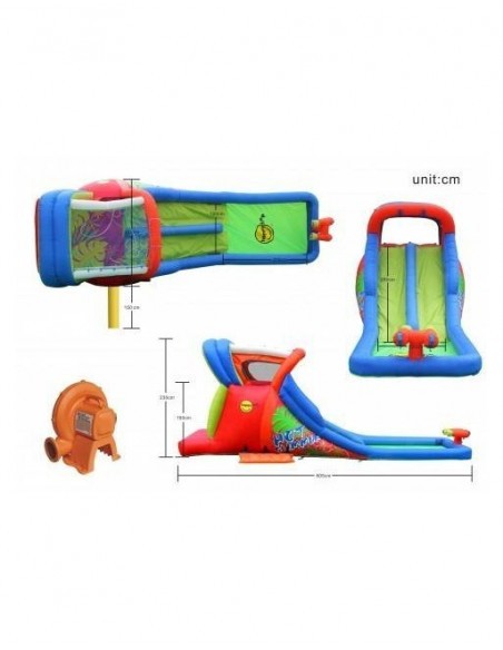 Alquiler Tobogán acuático Hot summer medidas