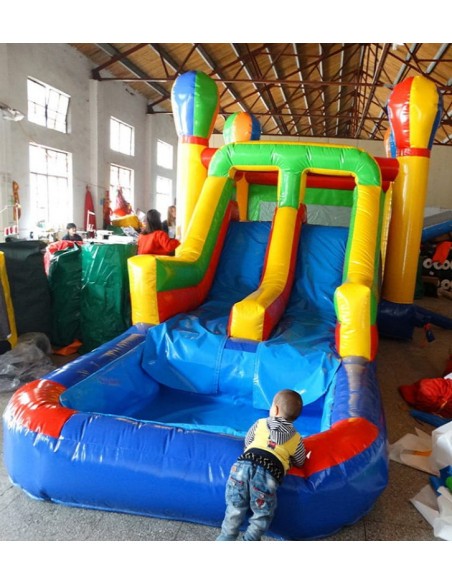 Castelo aquático inflável 8x4x3,20 - capa - TierraFantasía