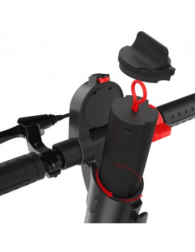 Scooter elétrica HX Modelo X7 Pro - Instalar bateria - tierrafantasía