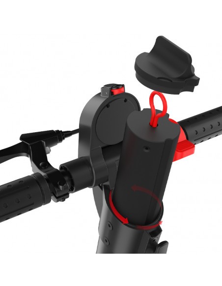 Scooter elétrica HX Modelo X7 Pro - Instalar bateria - tierrafantasía