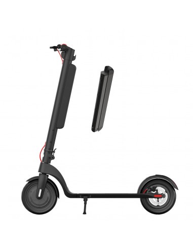 Scooter elétrica HX X8 - Vista lateral com bateria - TierraFantasía