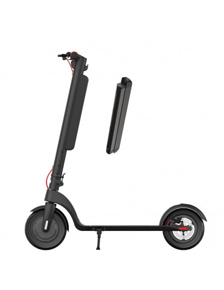 Electric scooter HX X8 -Vista lateral con batería - TierraFantasía