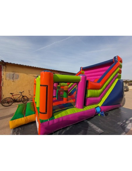 Tobogan con obstaculos 7x4,50x4