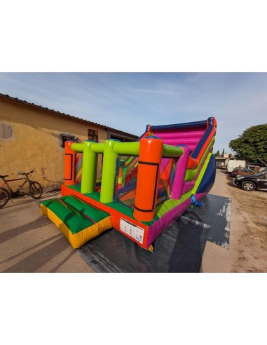 Tobogan con obstaculos 7x4,50x4