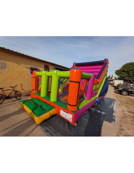 Tobogan con obstaculos 7x4,50x4