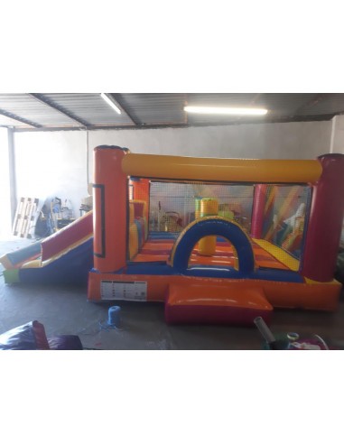 Castillo hinchable arcoiris 4x3x2,10