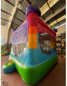 Alquiler castillo hinchable arcoíris 4x4x3,60 2