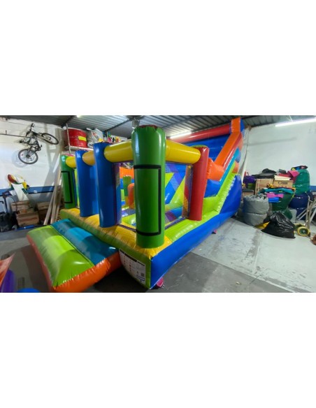Tobogan hinchable con obstaculos 6x4,50x3,50