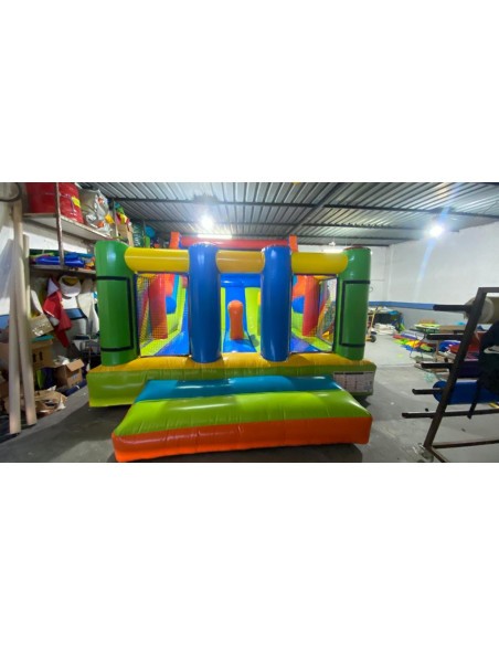 Tobogan hinchable con obstaculos 6x4,50x3,50