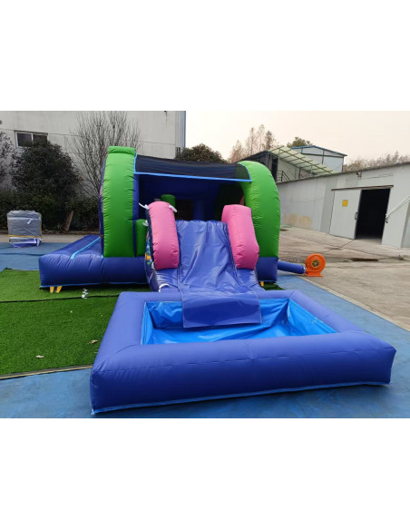 Alquiler Castillo hinchable Lilo y Stitch II con piscina 6x4x2,50