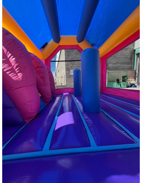 Alquiler castillo hinchable Frozen, Princesas Disney o Kpop con o sin piscina 7x5x4