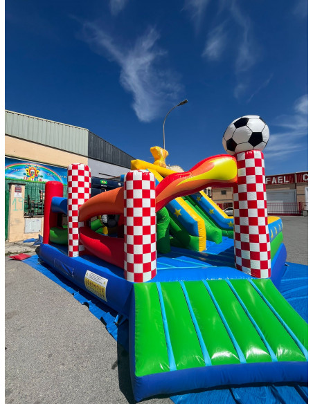 Alquiler castillo hinchable Futbol 2 6x5x4