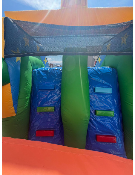 Alquiler castillo hinchable Futbol 2 6x5x4