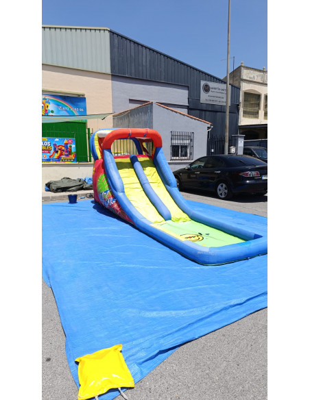 Alquiler Tobogan acuatico Hot summer 6,05x2,10x2,30