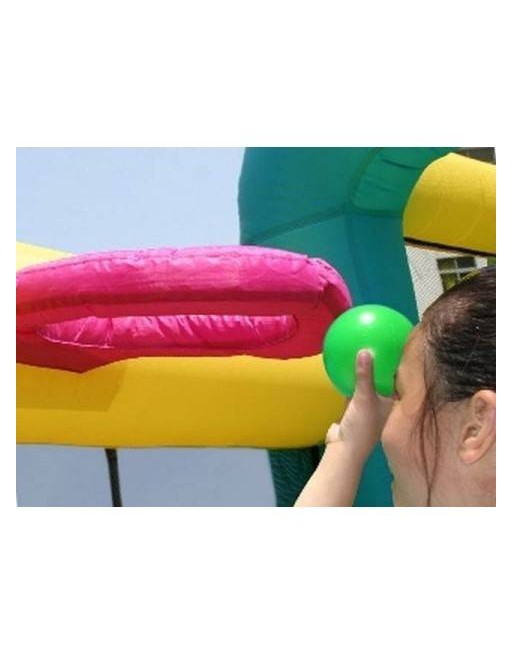 Castelo inflável da selva e girafa 3,50 x 2,40 x 2,45