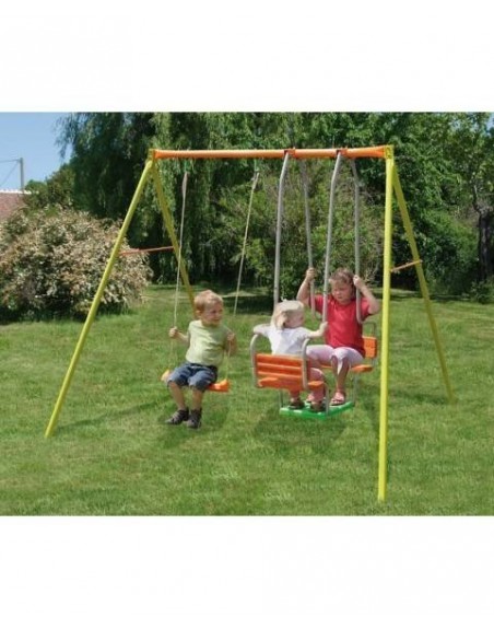 Columpio de Metal amarillo